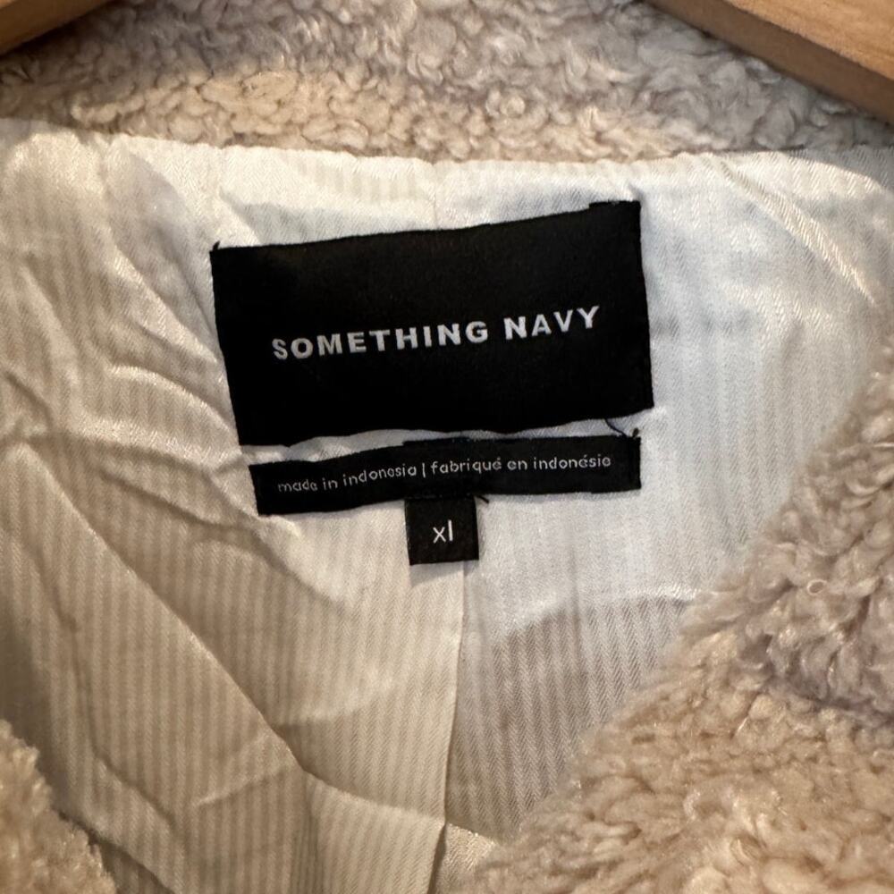 NEW Something Navy Faux Shearling Teddy Jacket Size XL - Picture 8 of 11